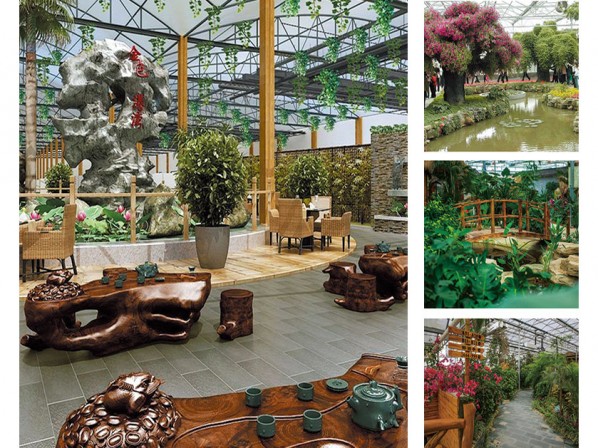 Sightseeing greenhouse